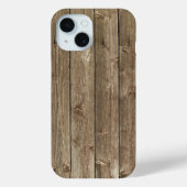 Coques Case-Mate iPhone Motif en bois Brown Zen élégant (Verso)