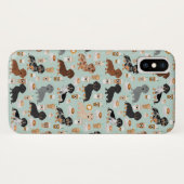 Coques Case-Mate iPhone Motif en bon état mignon de teckels et de café (Dos (Horizontal))