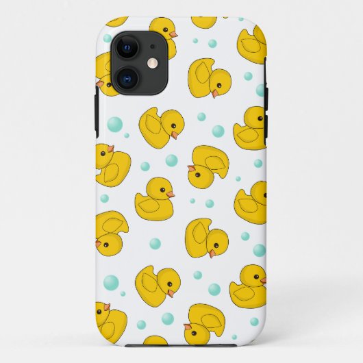 Coques Case-Mate iPhone Motif en caoutchouc de canard (Dos)