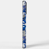 Coques Case-Mate iPhone Motif en carreaux vernis bleu portugais Azulejo (Verso / Droite)