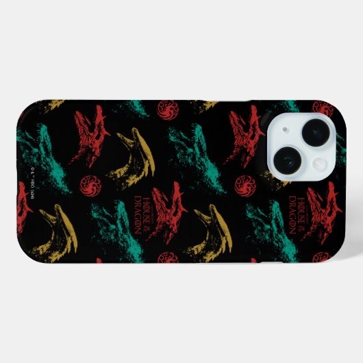 Coques Case-Mate iPhone Motif en chef Dragon (Verso (horizontal))