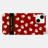 Coques Case-Mate iPhone Motif en chef père Noël (Verso (horizontal))
