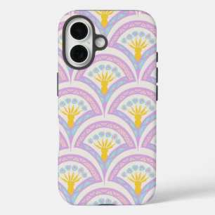 Coques iPhone 16 Motif en coquille de couleur pastel
