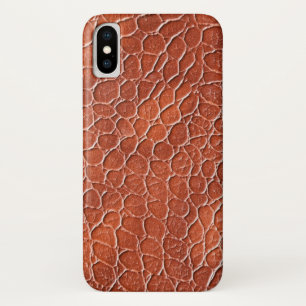 Coque iPhone X Motif en cuir
