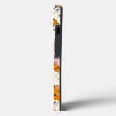 Coques Case-Mate iPhone Motif en diagonale du chat noir blanc gingembre (Verso / Gauche)