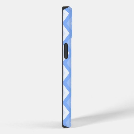 Coques Case-Mate iPhone Motif en diamant bleu pâle (Verso / Droite)