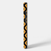 Coques Case-Mate iPhone Motif en diamant jaune et noir (Verso / Gauche)