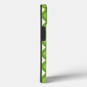 Coques Case-Mate iPhone Motif en diamant vert Chartreuse Coque-Mate iPhone (Verso / Droite)