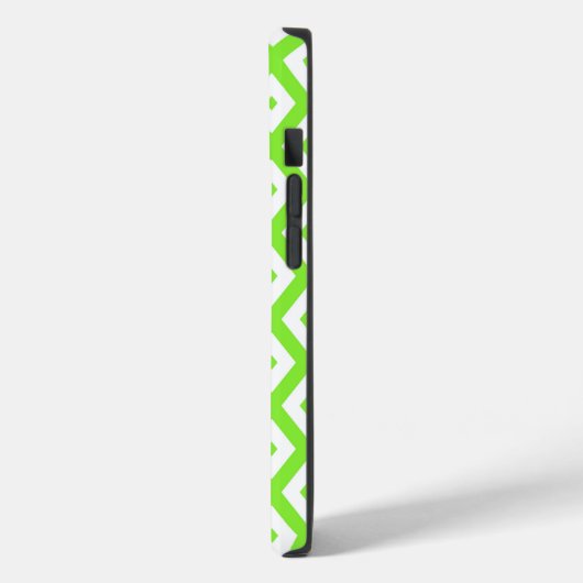 Coques Case-Mate iPhone Motif en diamant vert et blanc (Verso / Gauche)