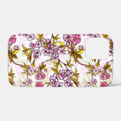 Coques Case-Mate iPhone Motif en fleurs de cerisiers (Verso (horizontal))