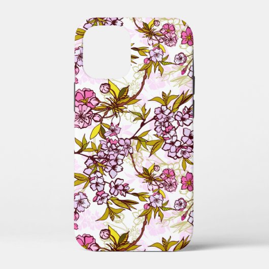 Coques Case-Mate iPhone Motif en fleurs de cerisiers (Verso)