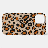Coques Case-Mate iPhone Motif en fourrure de léopard (Verso (horizontal))