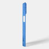Coques Case-Mate iPhone Motif en granit bleu, marbre bleu, pierre bleue (Verso / Droite)