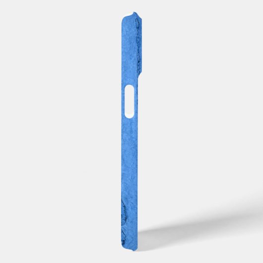 Coques Case-Mate iPhone Motif en granit bleu, marbre bleu, pierre bleue (Verso / Droite)