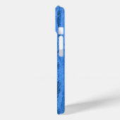 Coques Case-Mate iPhone Motif en granit bleu, marbre bleu, pierre bleue (Verso / Gauche)