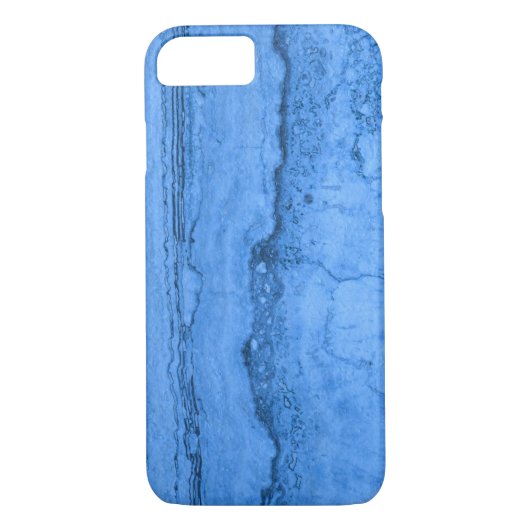 Coques Case-Mate iPhone Motif en granit bleu, marbre bleu, pierre bleue (Dos)
