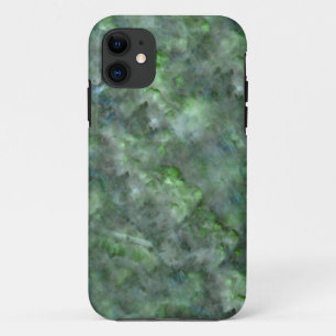 Case-Mate iPhone Case motif en granit de quartz vert Abstrait