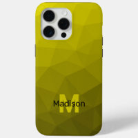 Motif en maille géométrique gris foncé jaune
