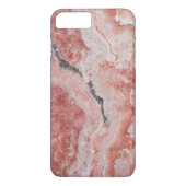 Coques Case-Mate iPhone Motif en marbre Abstrait Rose (Dos)