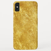 Coques Case-Mate iPhone Motif en marbre doré et jaune (Dos)