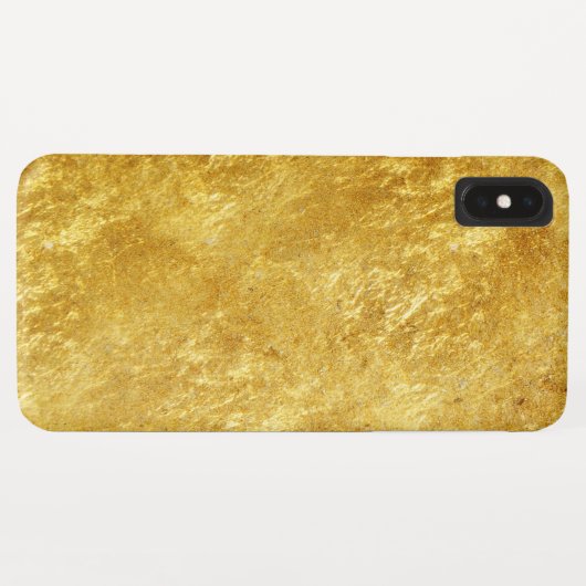 Coques Case-Mate iPhone Motif en marbre doré et jaune (Dos (Horizontal))