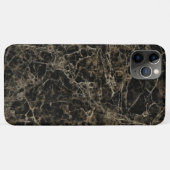 Coques Case-Mate iPhone Motif en marbre noir (Dos (Horizontal))