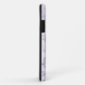 Coques Case-Mate iPhone Motif en marbre violet (Dos/Droite)