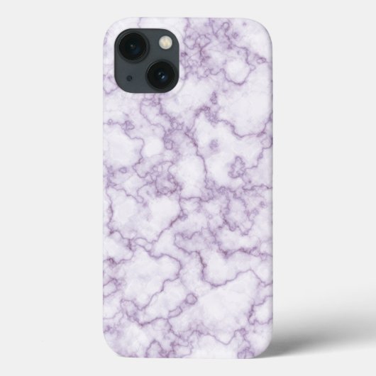 Coques Case-Mate iPhone Motif en marbre violet (Verso)