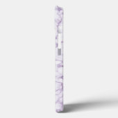 Coques Case-Mate iPhone Motif en marbre violet (Verso / Gauche)