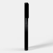 Coques Case-Mate iPhone Motif en métal noir en acier inoxydable Look 3 (Verso / Droite)