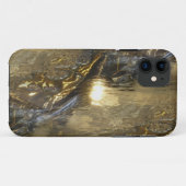 Coques Case-Mate iPhone motif en métal - or argent (Dos (Horizontal))