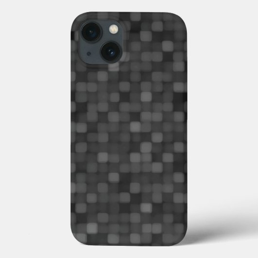 Coques Case-Mate iPhone Motif en mosaïque foncée (Verso)