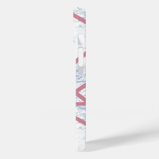 Coques Case-Mate iPhone Motif en mosaïque rose et bleu (Verso / Gauche)