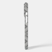 Coques Case-Mate iPhone Motif en nuances de gris (Verso / Gauche)