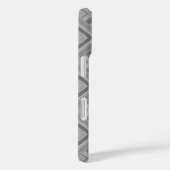 Coques Case-Mate iPhone Motif en nuances de gris (Verso / Droite)