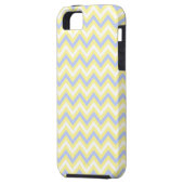 Coques Case-Mate iPhone Motif en pastel de Chevron (Dos gauche)