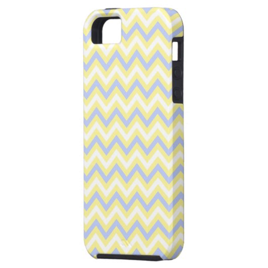 Coques Case-Mate iPhone Motif en pastel de Chevron (Dos gauche)