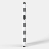 Coques Case-Mate iPhone Motif En vichy noir et blanc (Verso / Droite)