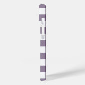 Coques Case-Mate iPhone Motif En vichy violet et blanc (Verso / Gauche)