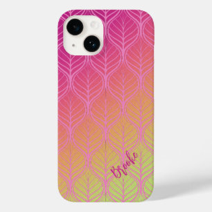 Coque Pour iPhone 14 Motif esthétique arc-en-ciel coloré