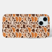 Coques Case-Mate iPhone Motif esthétique de café moderne (Verso (horizontal))