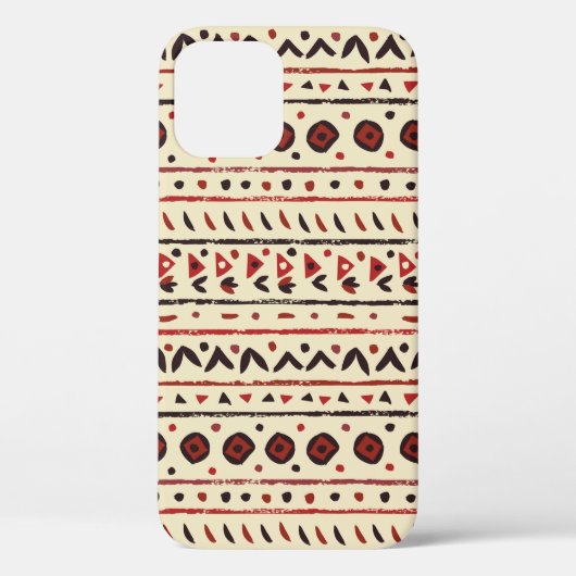 Coques Case-Mate iPhone Motif ethnique Abstrait sans faille (Verso)