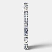 Coques Case-Mate iPhone Motif ethnique bleu d'éléphant (Verso / Gauche)
