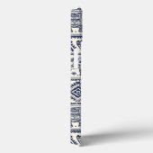 Coques Case-Mate iPhone Motif ethnique bleu d'éléphant (Verso / Droite)