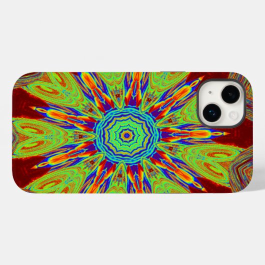 Coques Case-Mate iPhone Motif ethnique d'Asie africaine (Verso (horizontal))