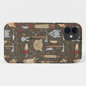 Coques Case-Mate iPhone Motif ethnique de chasse (Dos (Horizontal))