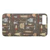 Coques Case-Mate iPhone Motif ethnique de chasse (Dos (Horizontal))
