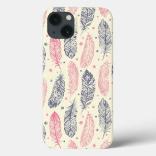 Case-Mate iPhone Case Motif Ethnique De Plumes Rose Et Violet