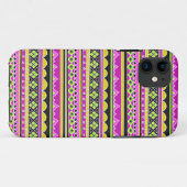 Coques Case-Mate iPhone Motif ethnique de roses indien (Dos (Horizontal))