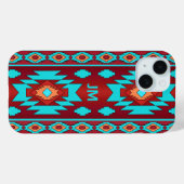 Coques Case-Mate iPhone motif ethnique natif du sud-ouest (Verso (horizontal))